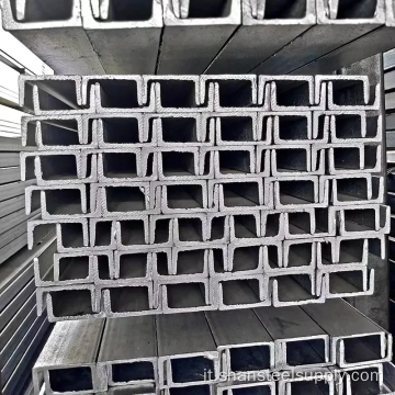 Trave in acciaio a forma di acciaio strutturale a carbonio C a forma di C
